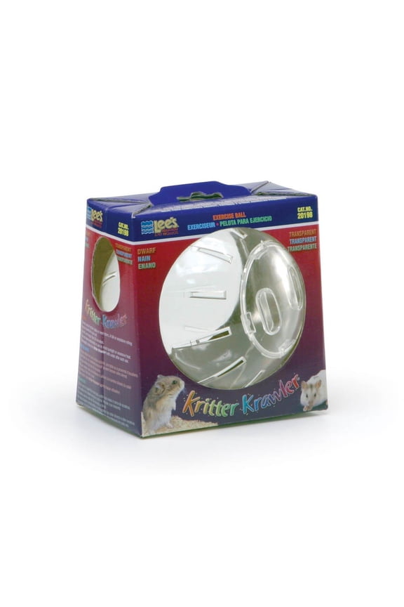 Kritter Krawler Mini Exercise Ball, 5-Inch, Clear