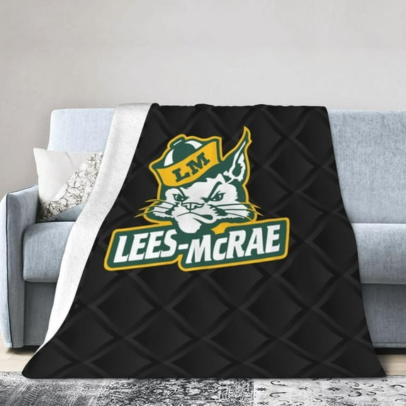 Lees-McRae College Logo Ultra-Soft Micro Fleece Blanket Soft Comfortable Flannel Blanket Available for Bed Couch Living Room