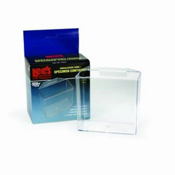 Lees Specimen Container Convalescent Home - Small (5.1"L x 2.5"W x 4.5"H)