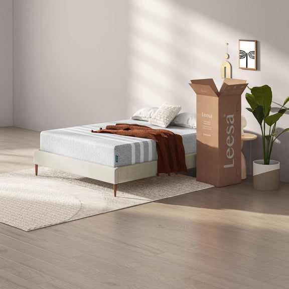 Leesa Original Foam Mattress with Cooling Quilt Top, Twin