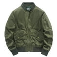 thumbnail image 1 of Leesechin Big & Tall Men's Fashion And Winter Loose Casual Flying Suit Outdoor Retro Jacket, 1 of 2