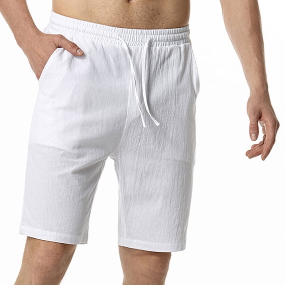Leesechin Big and Tall Shorts Clearance Lightweight Shorts Mens Shorts Short Short Pants Elastic Waist Drawstring Comfy Shorts