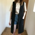 thumbnail image 1 of Leesechin Blazers for Women Suit Vest Coat Pocket Plus Size Sleeveless V-neck Solid Outerwear on Clearance, 1 of 9