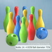 Leesechin Bowling Parent Child Indoor And Outdoor Sports Interactive Games Baby Bowling Mini Set Children Clearance