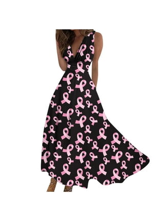 Breast Cancer Awareness Ribbon Pink I Won A-Line Dress for Sale by  redwine8