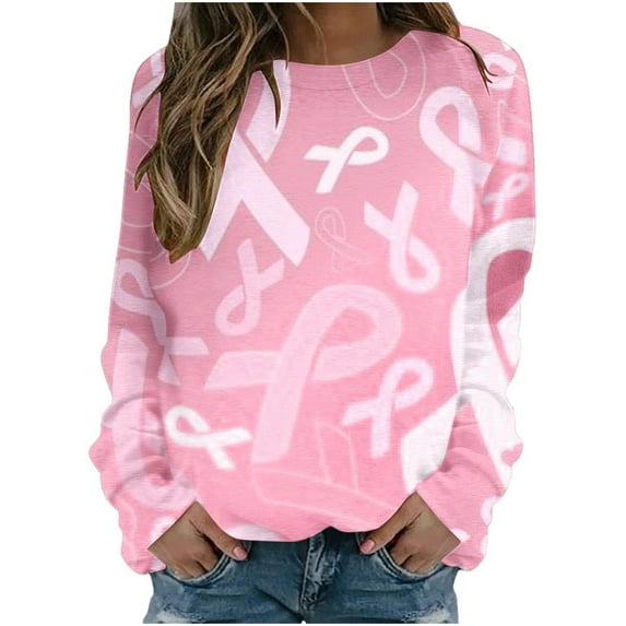Leesechin Breast Cancer Awareness Shirts Long Sleeve