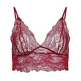 thumbnail image 1 of Leesechin Bras for Women Brassiere Underwire Trendy Sexy Lace Big Backless Perspective Underwear Bra Underwear, 1 of 8