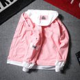 thumbnail image 1 of Leesechin Clearance Men Big and Tall Denim Jacket and Velvet Stand-collar Single-breasted Jacket Coat Pink L, 1 of 4