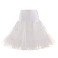thumbnail image 1 of Leesechin Clearance Skirt for Women Flowing High Quality High Waist Pleated Short Skirt Adult Dancing Skirt, 1 of 1