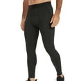 thumbnail image 1 of Leesechin Compression Pants for Men - Cycling Tights Leggings Running Quick Dry Sport Base Layer with Pockets Reflective Strips, 1 of 8
