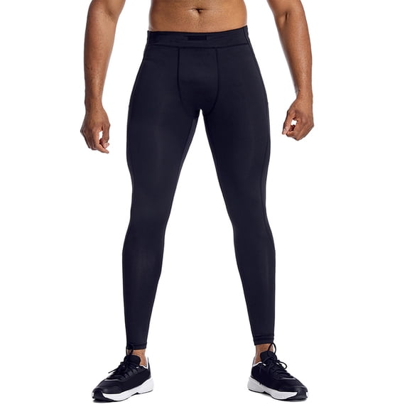 Leesechin Compression Pants for Men - Cycling Tights Leggings Running Quick Dry Sport Base Layer with Pockets Reflective Strips