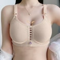 thumbnail image 1 of Leesechin Womens Bra Fashion Solid Color Comfortable Hollow Out Brassiere Underwear No Rims on, 1 of 8
