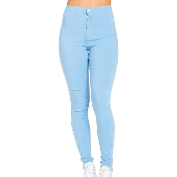 Leesechin Dress Pants for Women Leisure Trendy Street Trendy Wear Sexy Solid Color Slim Stretch Trousers
