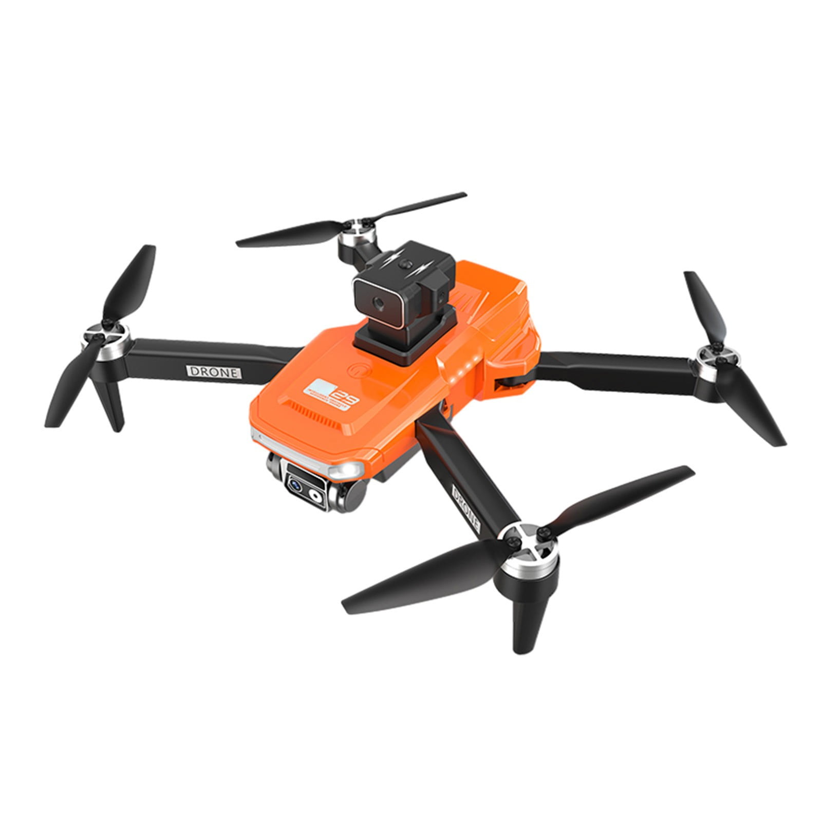 Leesechin Drones with Camera Clearance Dualcamera Folding UAV 4K HD Aerial Photography Drone