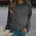 thumbnail image 1 of Leesechin Essentials Women's French Terry Fleece Crewneck Sweatshirt, 1 of 4