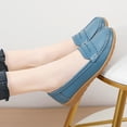 thumbnail image 1 of Leesechin Flat Shoes for Women Women's Shallow Mouth Peas Shoes Comfortable Flat Driving Shoes Casual Shoes, 1 of 3