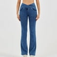 thumbnail image 1 of Leesechin High Waist Jeans for Women Trendy Butt Lifting Jeans Flare Bootcut Jeans, 1 of 3