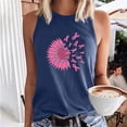 thumbnail image 1 of Leesechin Ladies Breast Cancer Shirts Butterfly Pink Ribbon Graphic Awareness Tee Tops, 1 of 5