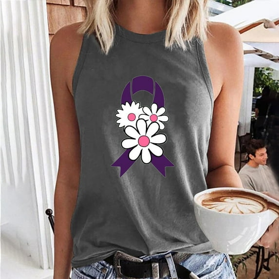 Leesechin Ladies Breast Cancer Shirts Butterfly Pink Ribbon Graphic Awareness Tee Tops