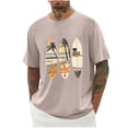 thumbnail image 1 of Leesechin Men Graphic Tee Short Sleeves Shirt Round Neck Casual Fashion Tops, 1 of 1
