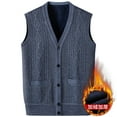 thumbnail image 1 of Leesechin Men Women Knitted Cotton V-Neck Vest JK Uniform Pullover Sleeveless Sweater School Cardigan, 1 of 8