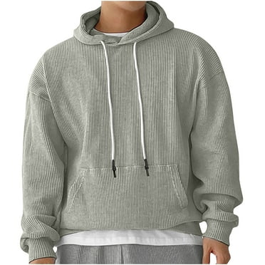 Leesechin Men's Casual Outdoor Fleece Zip Jacket Long Sleeve Warm Winter Coat for Men with Zip Pocket