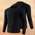 thumbnail image 1 of Leesechin Men’s Crewneck Pullovers Lightweight Fellece Warm T-Shirt Casual Long Sleeve Outdoor Athletic Workout Gym Tees, 1 of 7