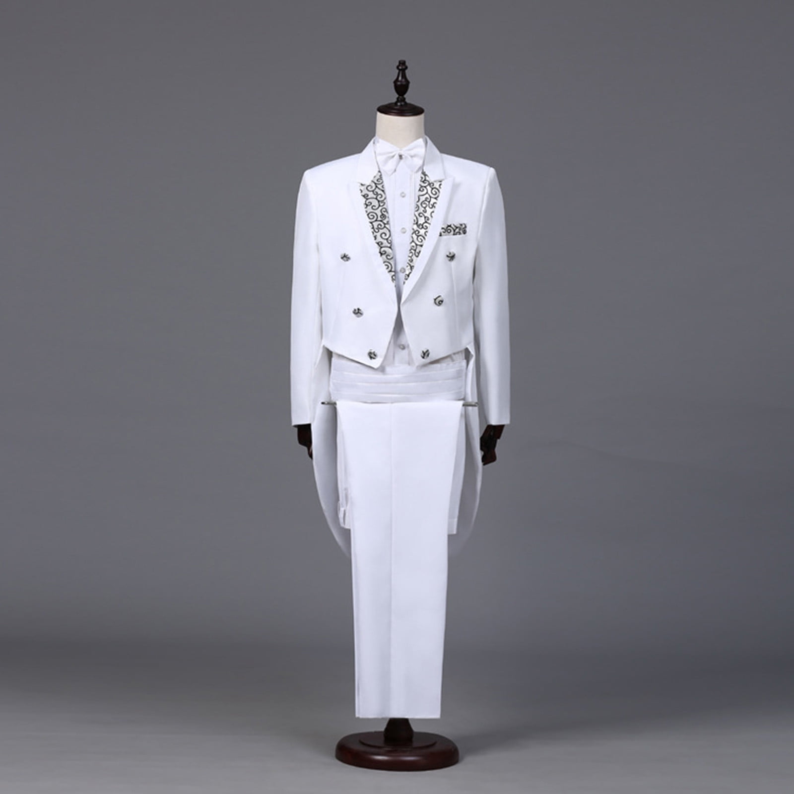 Leesechin Men's Dress Tuxedo Suit Performance Clothes