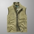 thumbnail image 1 of Leesechin Men's Fishing Vest Casual Utility Travel Safari Cargo Outdoor Work Photo Fly Vest Jacket with Multi Pockets, 1 of 3