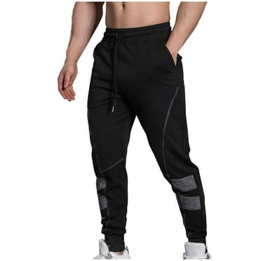 Leesechin Men's Full Elastic Waist Lightweight Workwear Pull On Pants
