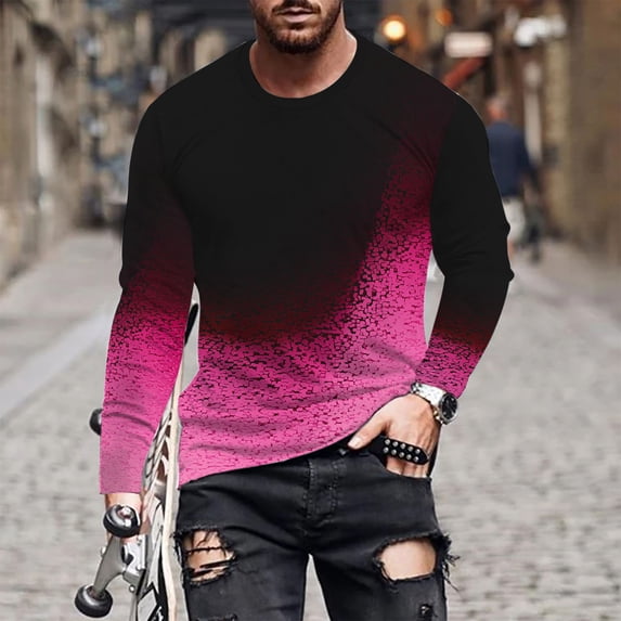 Leesechin Men's Graphic Tees Letter Print Casual Summer Tops Short Sleeve T Shirts Vintage Tees