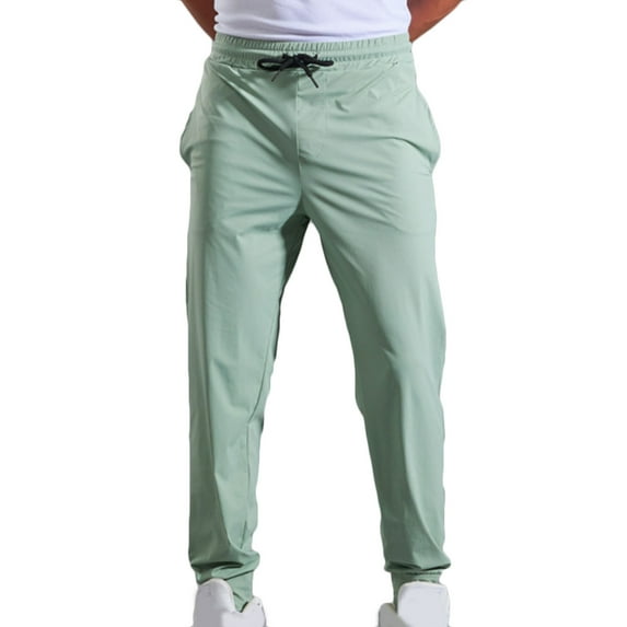 Leesechin Men's Lightweight Hiking Pants Breathable Quick Dry Water Resistant Jogger Track Pants Workout Athletic Pants