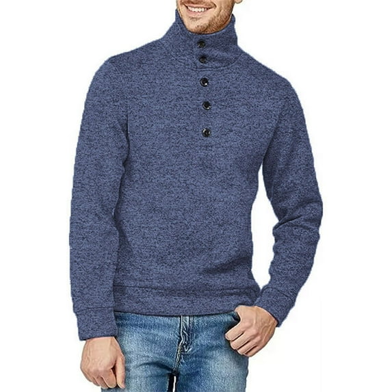 Leesechin Men's Long Sleeve Cardigan Sweater Thermal Slim Fit Buttons Quilted Jacket Business Casual Knit Coats Pocket