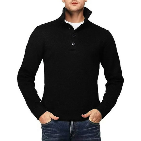 Leesechin Men's Long Sleeve Cardigan Sweater Thermal Slim Fit Buttons Quilted Jacket Business Casual Knit Coats Pocket