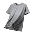 thumbnail image 1 of Leesechin Men's Summer Loose Fit Shirts Workout Short Sleeve T-Shirt Dry Fit Lightweight Crewneck Tee Tops, 1 of 2