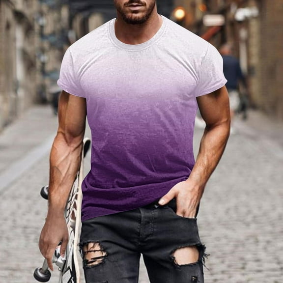 Leesechin Men's T-Shirt 3D Print T Shirt Men Crewneck Short Sleeve Tee Funny Graphic Tee for Men Women