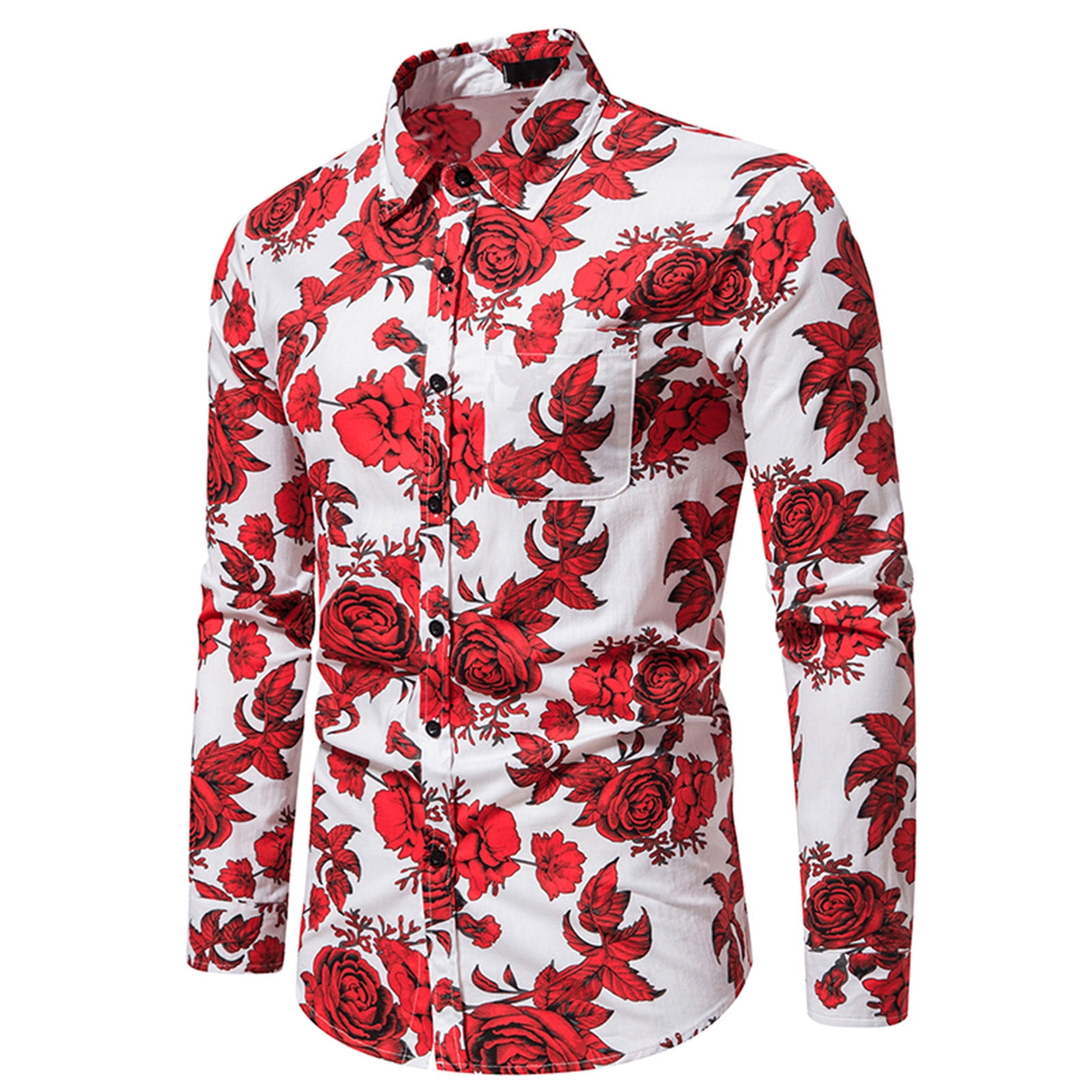 Flower dress shirt sales
