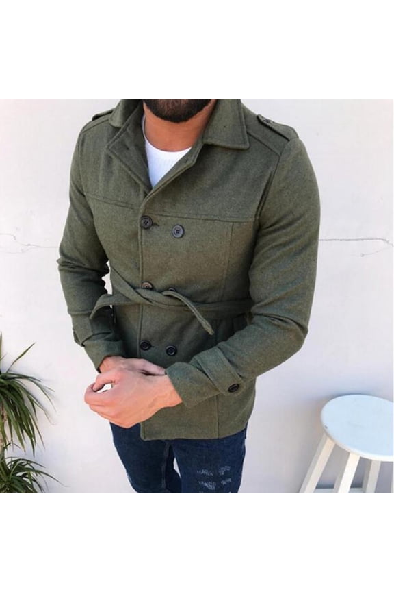 Mens Formal Blazer Wedding Prom Graduation Formal Dress Suit Collar Single-breasted Work Suit Solid Color Coat Jacket