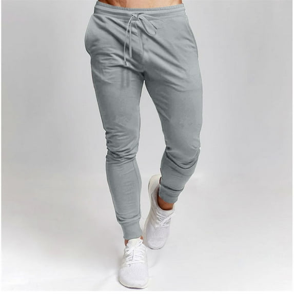 Leesechin Mens Mesh Sweatpants with Pockets Open Bottom Workout Pants for Jogging Training Athletic Yoga Casual