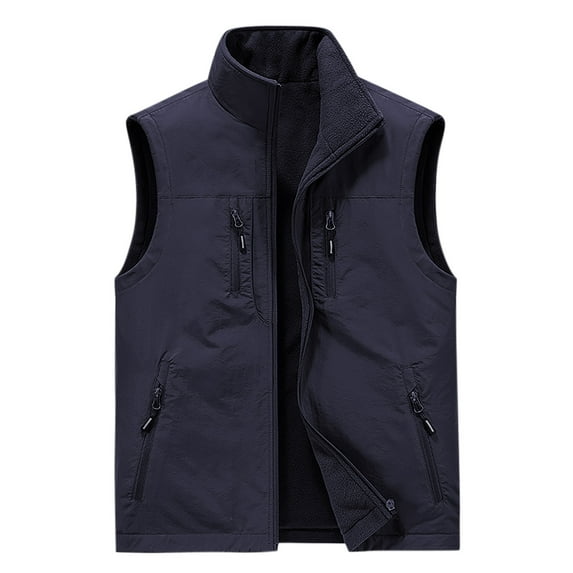 Leesechin Mens Outdoor Vest for Fishing Photography Teamwork Quick Dry with Multi Pockets