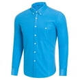 thumbnail image 1 of Leesechin Mens Shirts Big and Tall Corduroy Casual Lapel Button Button Chest Pocket Solid Color Long-sleeved Men's Shirt, 1 of 9