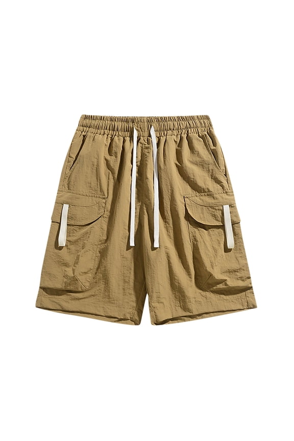 Mens Shorts Cargo Big and Tall Summer Beach Outdoor Sports Pull-on Casual Work Wear