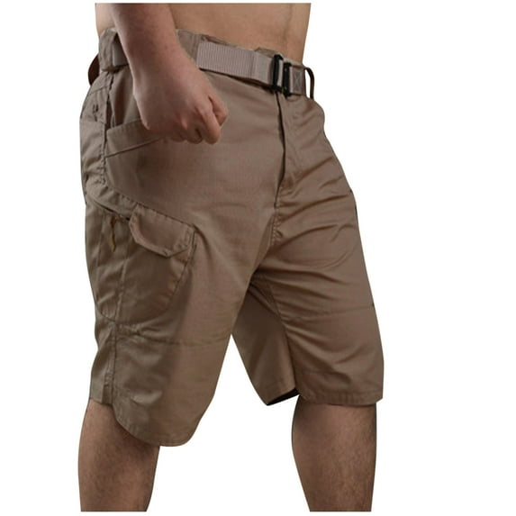 Leesechin Mens Shorts Cargo Outdoor Mountaineering Hiking Classic Relaxed Casual Half Shorts,S-6XL