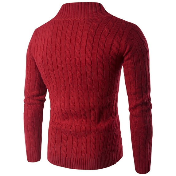 Leesechin Mens Sweaters Big and Tall Spring And Winter Long Sleeve Crewneck White Slim Pullover