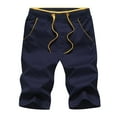 thumbnail image 1 of Leesechin Mens Sweatpants Men's Plus Size Cargo Shorts Multi-Pockets Relaxed Summer Beach Shorts Pants, 1 of 2