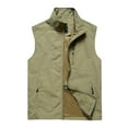 thumbnail image 1 of Leesechin Mens Work Vest Summer Travel Photo Vest Cargo Sleeveless Jackets with Pockets, 1 of 4