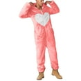 thumbnail image 1 of Leesechin Pants for Men Longsleeve Hooded Jumpsuit Pajama, 1 of 6