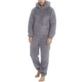 thumbnail image 1 of Leesechin Pants for Men Longsleeve Hooded Jumpsuit Pajama, 1 of 6