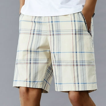 Leesechin Shorts for Men Summer Cotton Big and Tall Mesh Work Beach Outdoor Wear