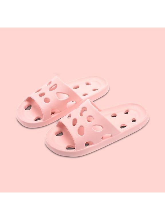 Leesechin Shower Shoes for Womens Mens Massage Pool Slides with Arch Support Quick Drying Beach Sandals Non Slip Summer Bathroom Indoor House Slippers with Drain Holes